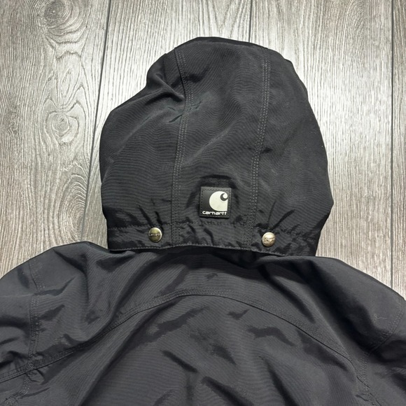 Carhartt Womens Storm Defender Relaxed Fit Heavyweight Jacket Small Black - Picture 6 of 9